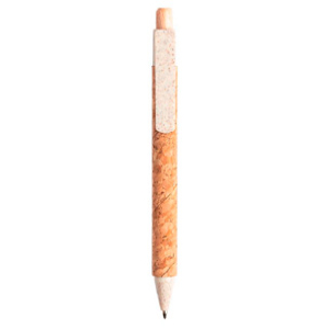 Bolígrafos blanco _ bambú, corcho o trigo