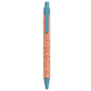 Bolígrafos azul3 _ bambú, corcho o trigo