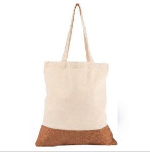 Bolsas de corcho y algodón (o poliéster)
