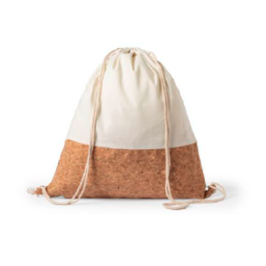 Bolsas de corcho y algodón (o poliéster)