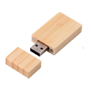 Usb de bambú, corcho, trigo o cartón reciclado