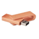 Usb de bambú, corcho, trigo o cartón reciclado