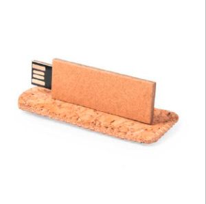 Usb de bambú, corcho, trigo o cartón reciclado